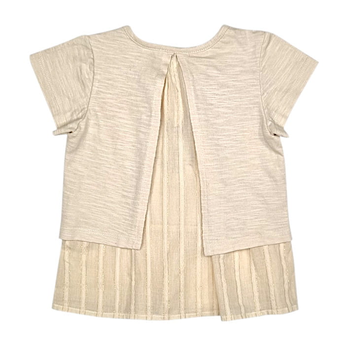T-shirt beige IKKS bébé fille 18 mois