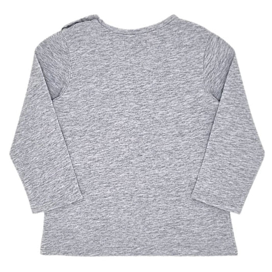 T-shirt gris IKKS bébé fille 18 mois