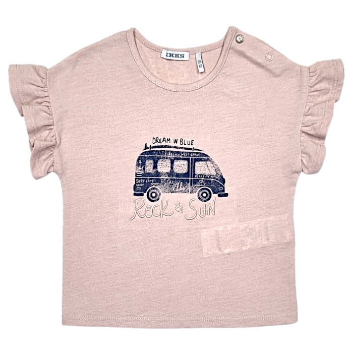 T-shirt fille 18 mois rose - Vêtement IKKS bébé d'occasion