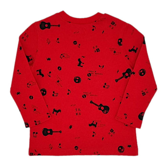 T-shirt rouge IKKS bébé garçon 6 mois