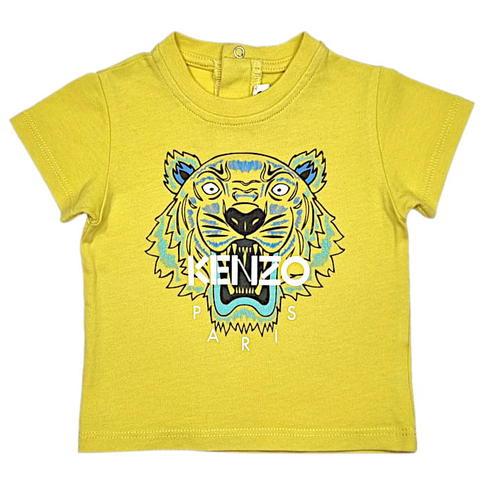 T shirt jaune Kenzo seconde main Bebe Garcon 6 mois Chou de Chic