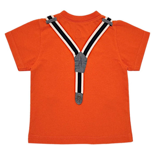 T-shirt orange Timberland bébé garçon 6 mois