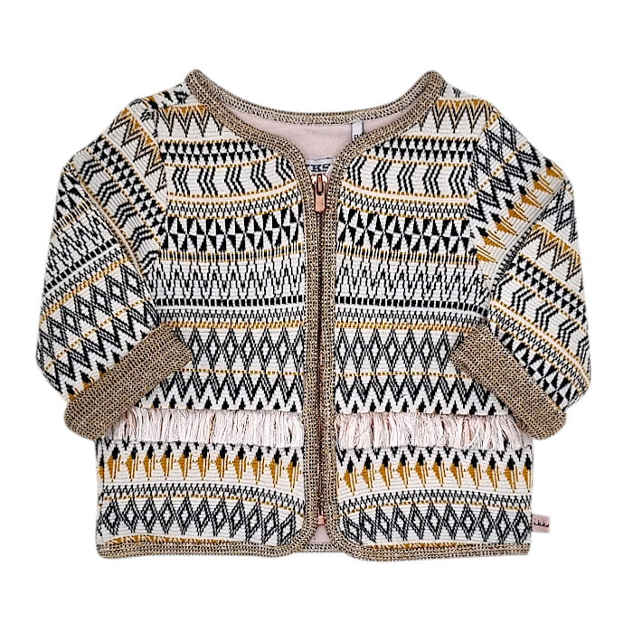 Veste bébé fille 6 mois IKKS seconde main multicolore réversible