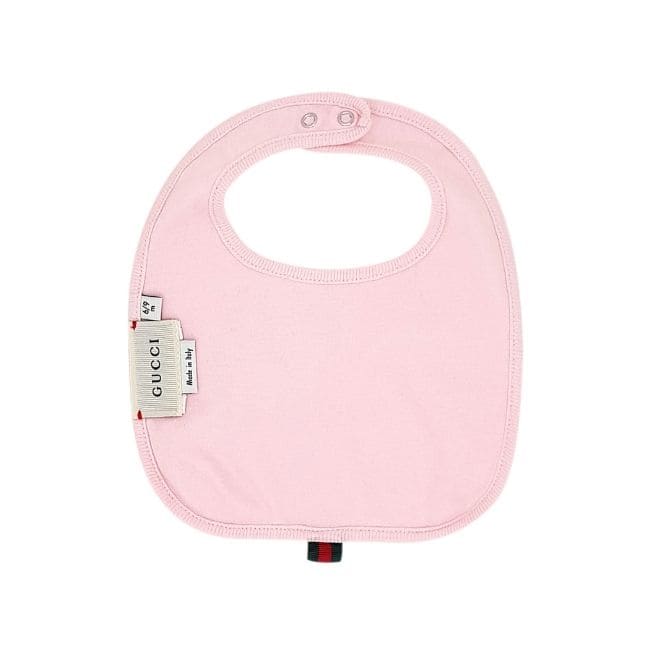 Bavoir bébé fille rose, taille 6-9 mois, marque Gucci - seconde main luxe