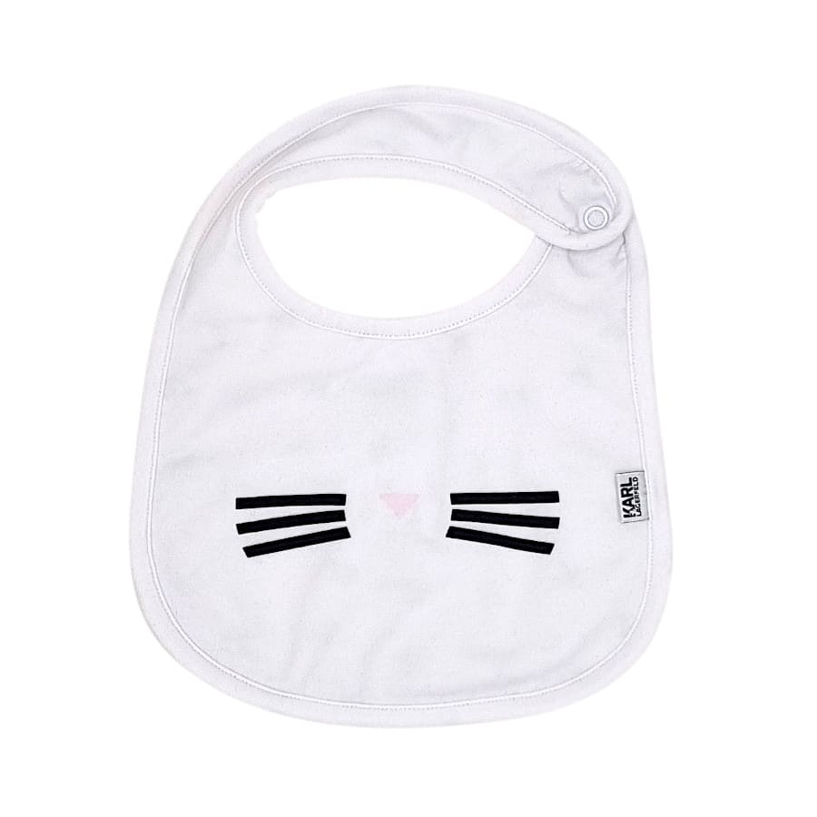 Bavoir KARL LAGERFELD KIDS bébé fille 12 mois blanc