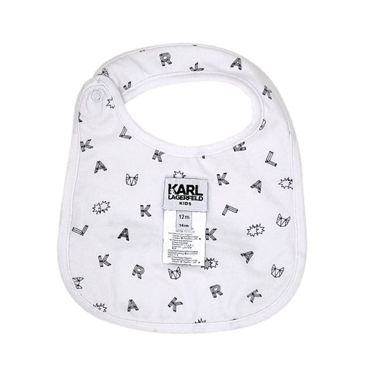 Bavoir blanc KARL LAGERFELD KIDS bébé fille 12 mois