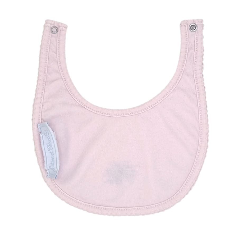 Bavoir rose TARTINE ET CHOCOLAT bébé fille 0-1 mois