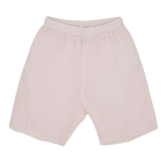 Bermuda bébé fille rose pâle en coton, taille 3 mois, marque Repetto - seconde main premium