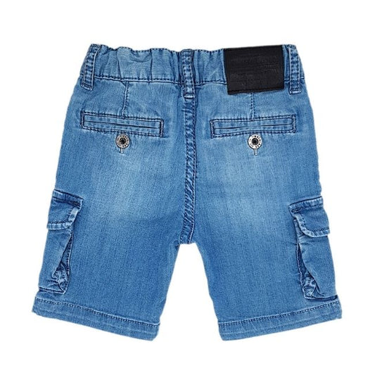 Bermuda en denim bleu délavé bébé garçon 6 mois TIMBERLAND