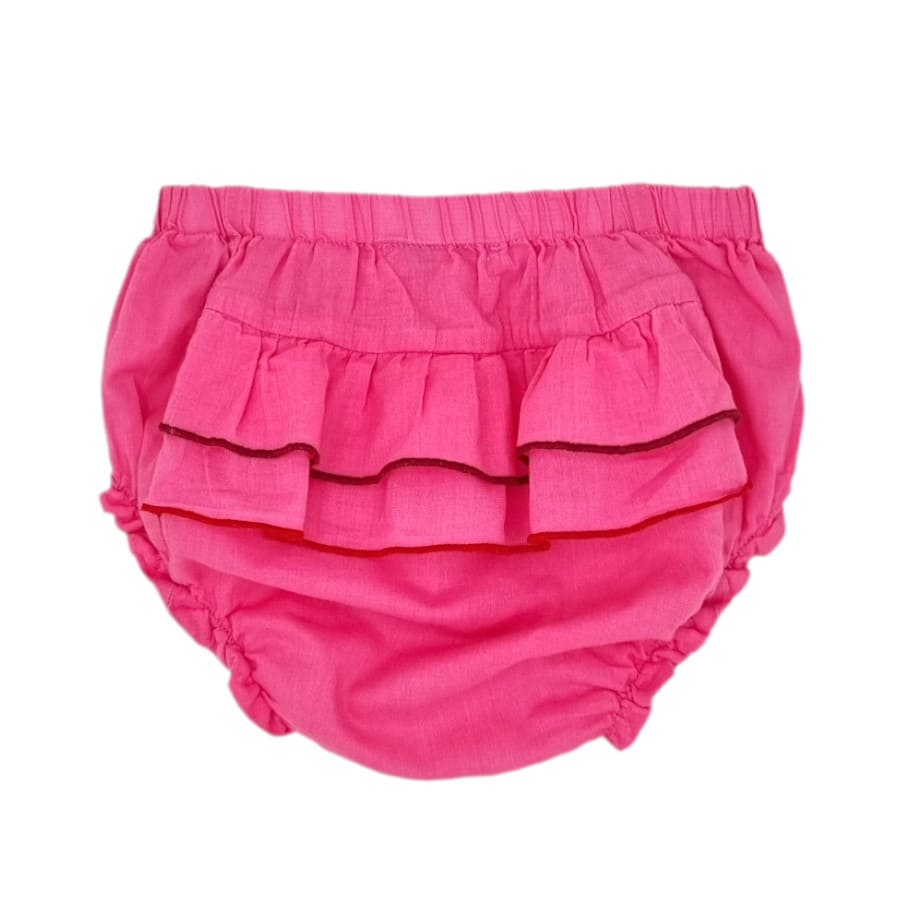 Bloomer bébé fille rose à volants, taille 9 mois, marque Kenzo - seconde main luxe