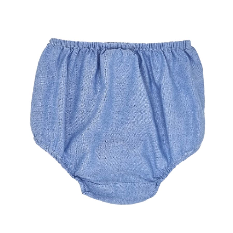Bloomer bébé fille en coton bleu, taille 6 mois, marque Ralph Lauren - seconde main luxe