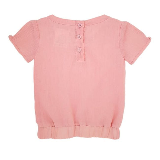 Blouse bébé fille rose BLEU COMME GRIS 6 mois à manches courtes