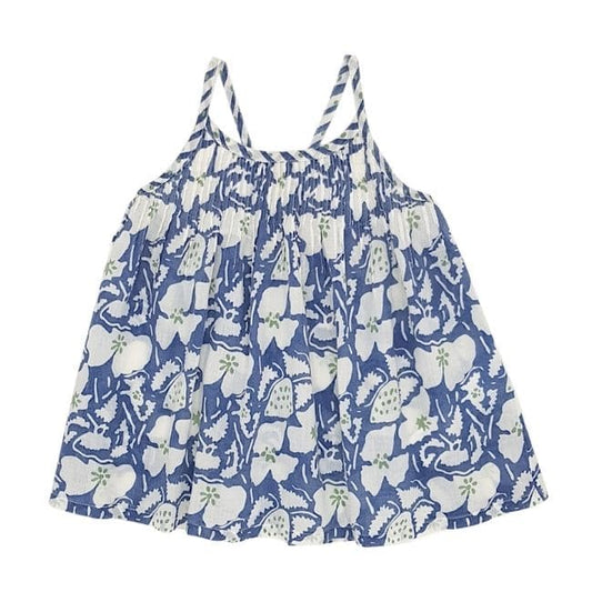 Blouse bébé fille bleue à bretelles, taille 9 mois, marque Stella McCartney - seconde main luxe