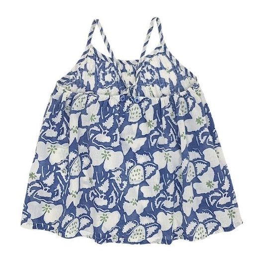 Blouse bébé fille bleue 9 mois STELLA MC CARTNEY KIDS à fines bretelles croisées