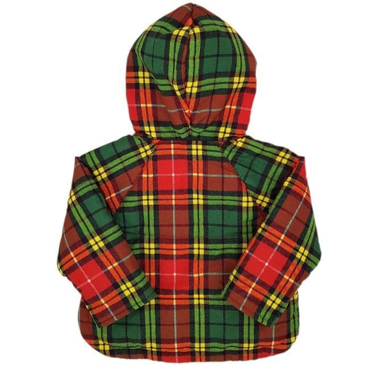 Blouson bébé garçon à capuche GAULTIER BÉBÉ 12 mois multicolore à carreaux