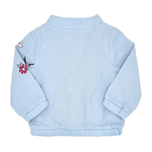 Blouson bleu IKKS bébé fille 6 mois