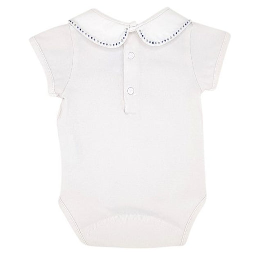 Body blanc lait TARTINE ET CHOCOLAT bébé garçon 1 mois pour bébé fille