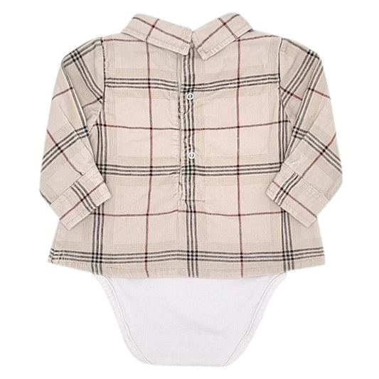 Body chemise Burberry bébé garçon 1 mois pour bébé fille
