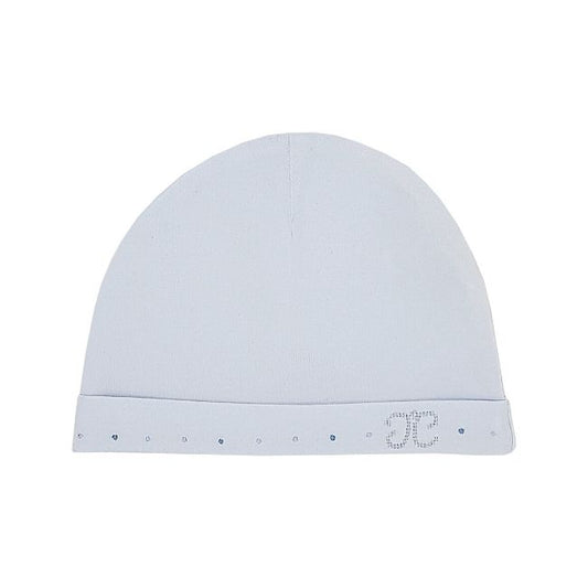 Bonnet bébé garçon bleu clair brodé, taille 6-12 mois, marque Tartine et Chocolat - seconde main haut de gamme