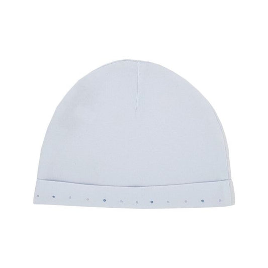 Bonnet de naissance bébé garçon TARTINE ET CHOCOLAT 6-12 mois avec revers à pois brodés