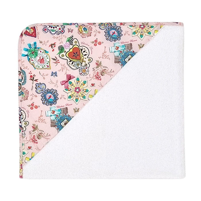 Cape de bain bébé fille blanche, taille unique, marque Christian Lacroix - seconde main luxe