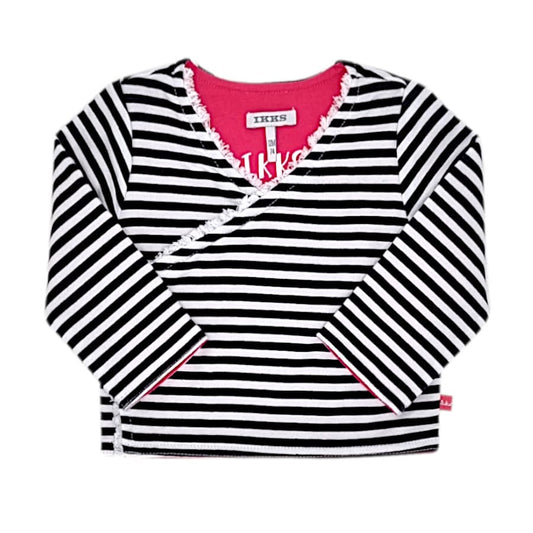 Cardigan bébé fille réversible, taille 12 mois, marque IKKS - seconde main premium