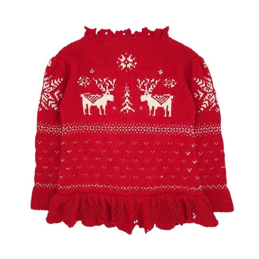 Pull rouge RALPH LAUREN bébé fille 12 mois