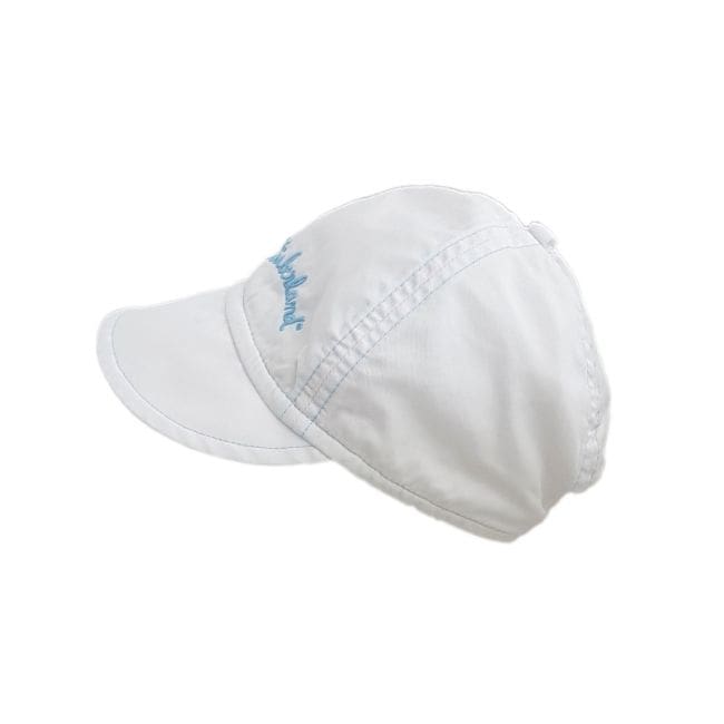Casquette bébé garçon blanche, taille 1 mois, marque Timberland - seconde main premium