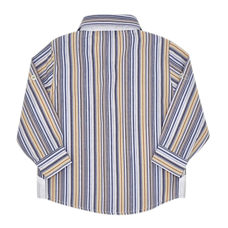 Chemise rayée bébé garçon multicolore, taille 9 mois, marque Gianfranco Ferré - seconde main luxe