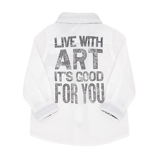 Chemise blanche IKKS bébé garçon 6 mois