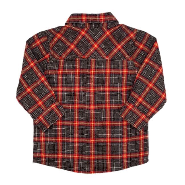 Chemise à carreaux bébé garçon à carreaux multicolores, taille 6 mois, marque Kenzo - seconde main luxe