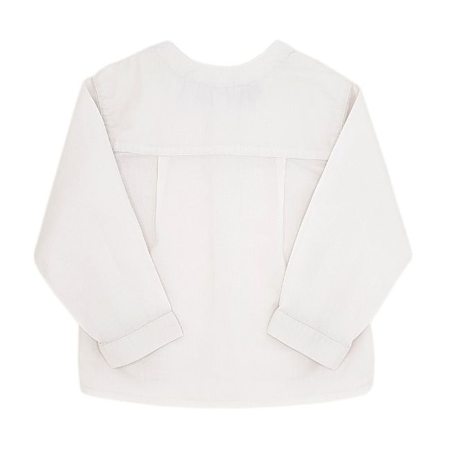 Chemise bébé garçon blanc cassé en coton, taille 18 mois, marque Tartine et Chocolat - seconde main haut de gamme