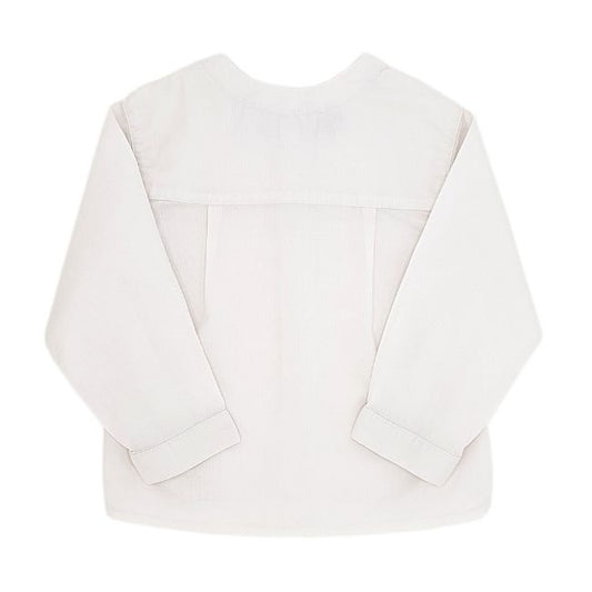 Chemise bébé garçon blanc cassé TARTINE ET CHOCOLAT 18 mois à fines rayures