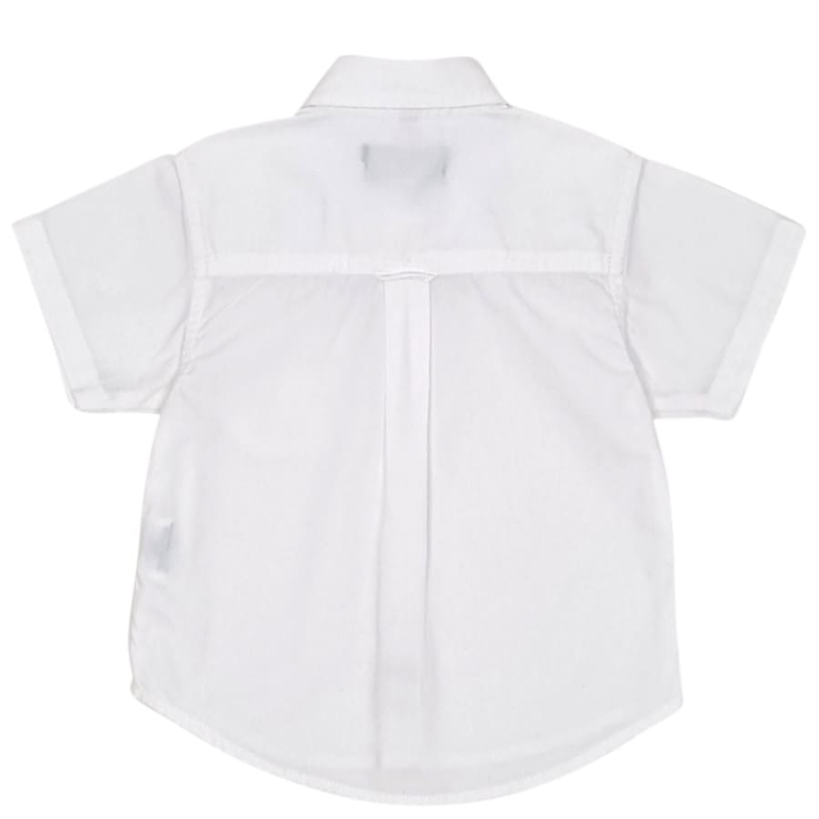 Chemise manches courtes bébé garçon blanche, taille 6 mois, marque Timberland - seconde main premium
