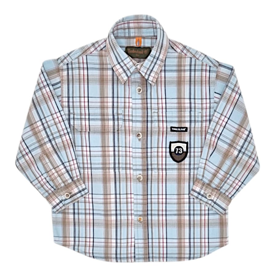 Vêtement bébé garçon 18 mois seconde main - Chemise à carreaux TIMBERLAND
