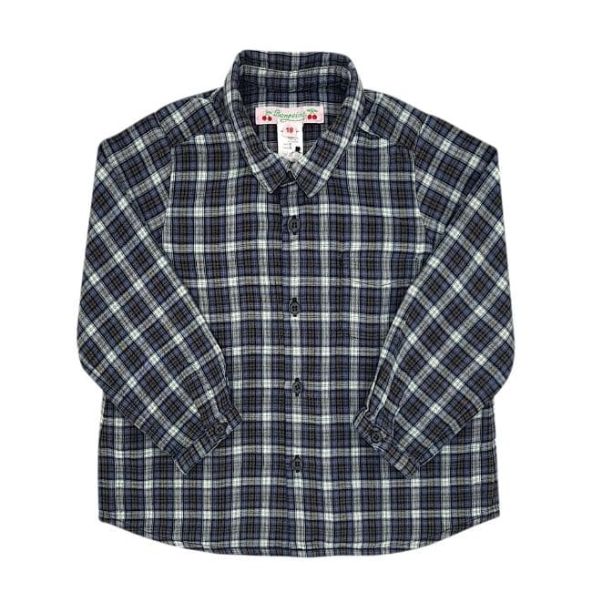 Chemise bébé garçon multicolore doublée, taille 18 mois, marque Bonpoint - seconde main haut de gamme