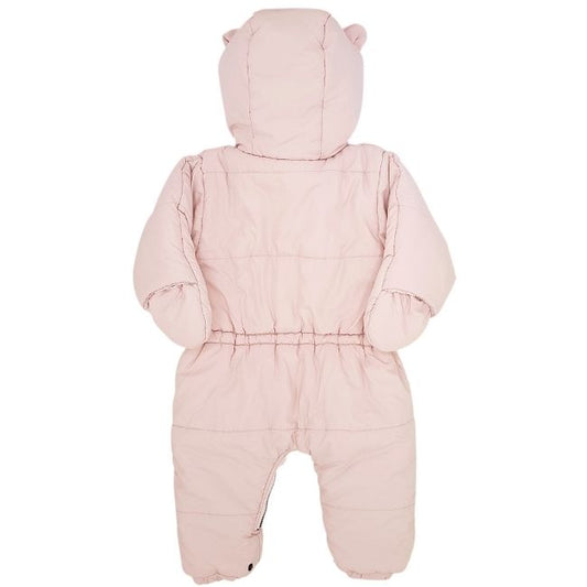 Combinaison pilote bébé fille rose LILI GAUFRETTE 6 mois avec capuche