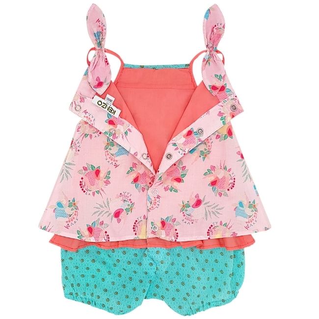 Combinaison KENZO KIDS bébé fille 3 mois motif éléphant