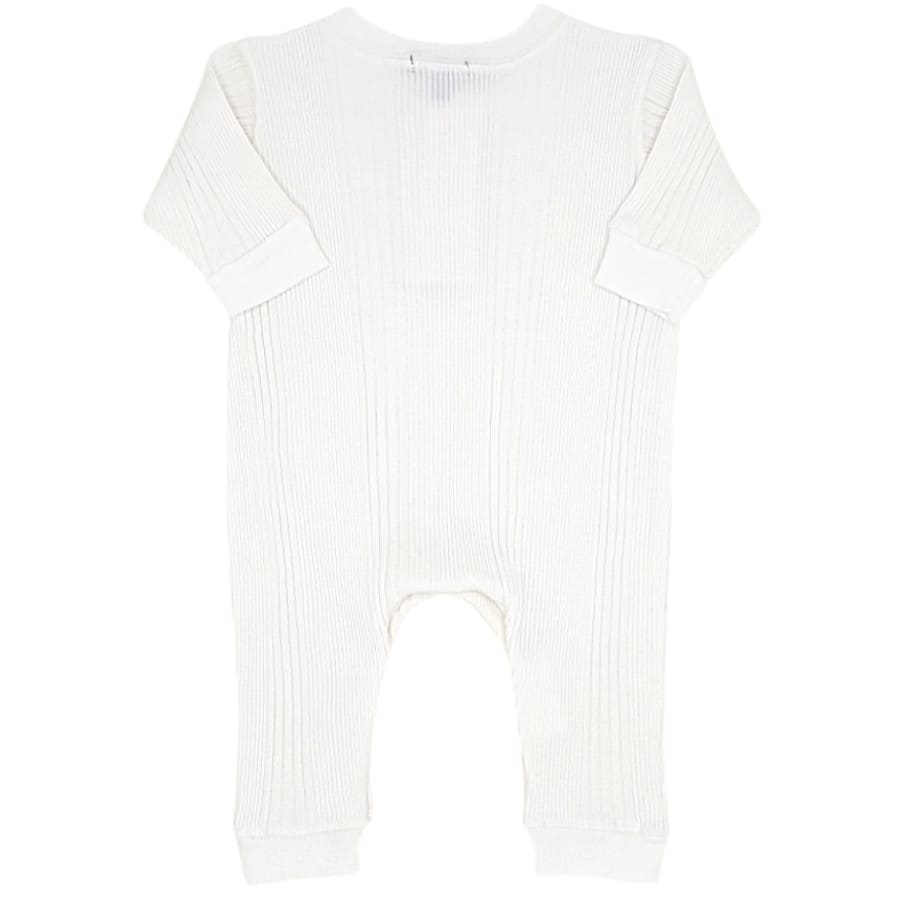 Combinaison blanche LILI GAUFRETTE bébé fille 3 mois