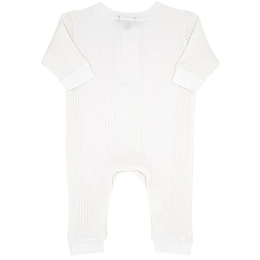 Combinaison blanche LILI GAUFRETTE bébé fille 3 mois