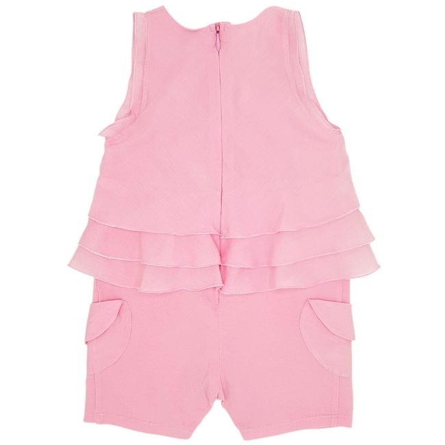 Combinaison rose REPETTO bébé fille 18 mois avec fermeture à glissière au dos