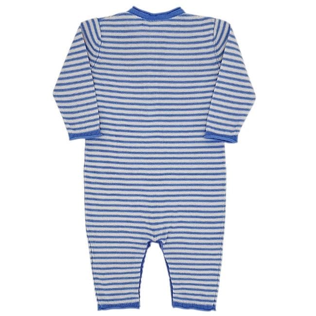Combinaison bébé garçon à rayures BONPOINT 1 mois à manches longues