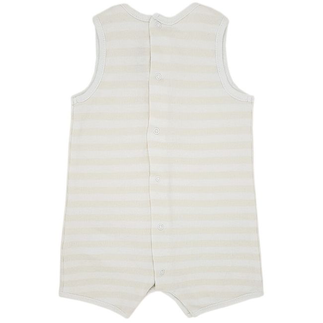 Combinaison bébé garçon motif ourson BURBERRY 3 mois sans manches et à pressions
