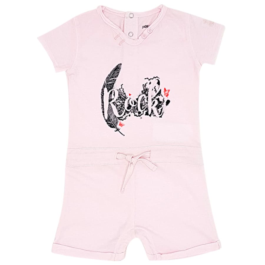 Combishort bébé fille 6 mois ZADIG&VOLTAIRE d'occasion rose