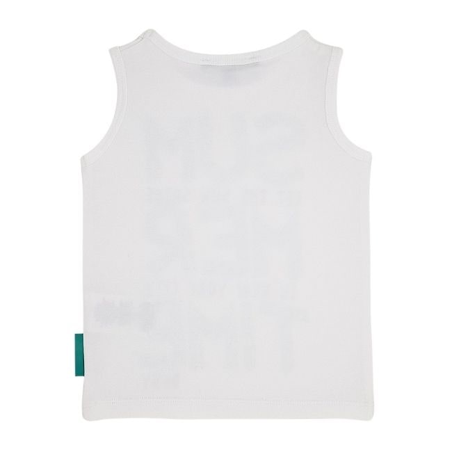 Débardeur blanc à message DKNY bébé garçon 6 mois