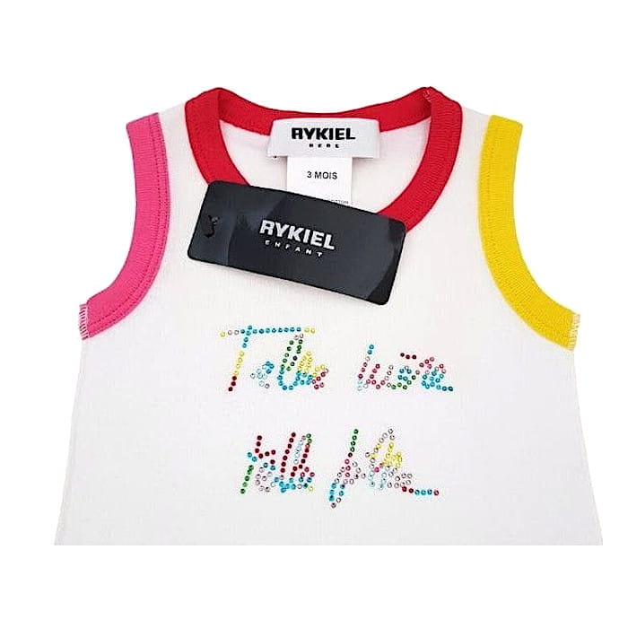 Débardeur blanc bébé fille SONIA RYKIEL 3 mois