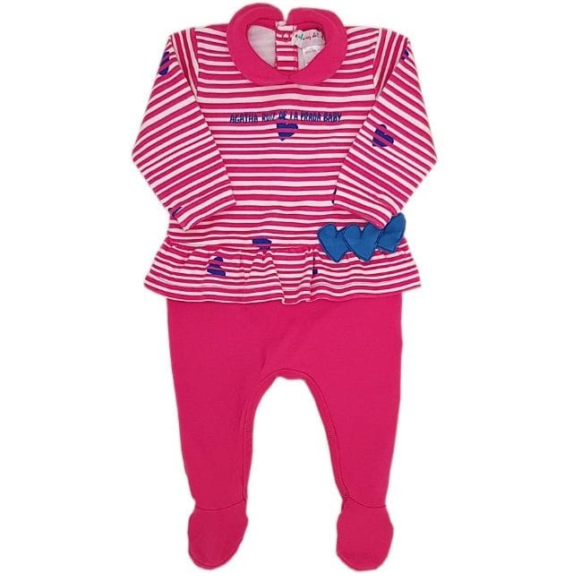 Dors-bien bébé fille AGATHA RUIZ DE LA PRADA d'occasion 6 mois fuschia motif coeurs