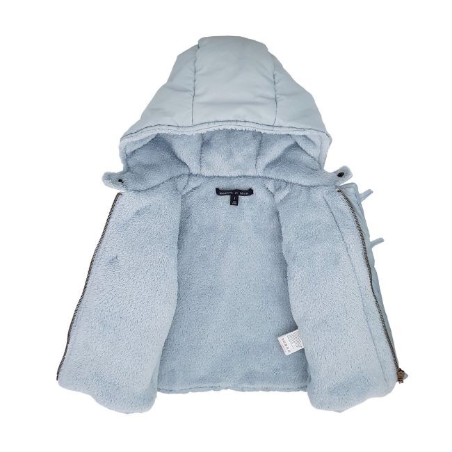 Doudoune bébé MARCEL ET LÉON bleue 12 mois entièrement doublée