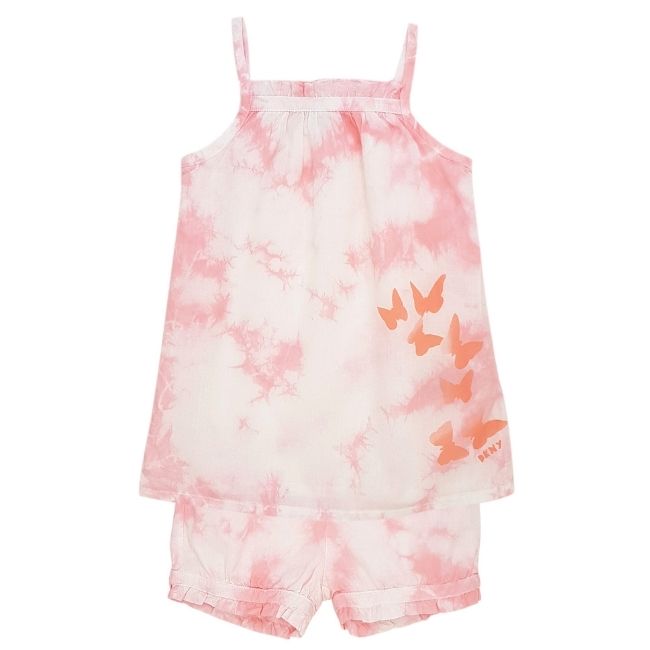 Ensemble rose bébé fille DKNY 9 mois