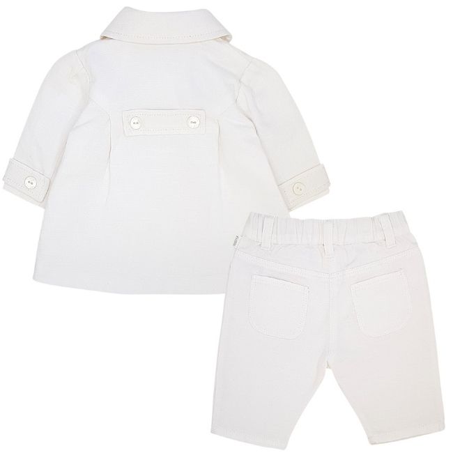 Ensemble blanc ESCADA bébé fille 1 mois